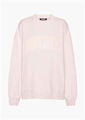Iris heavy crewneck sweat Orchid Ice ROTATE SUNDAY